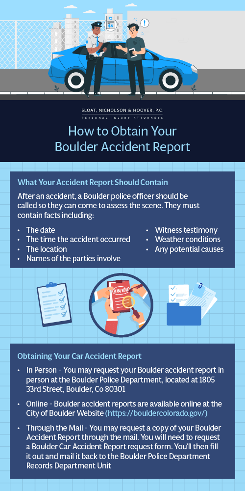 How to get your Boulder accident report