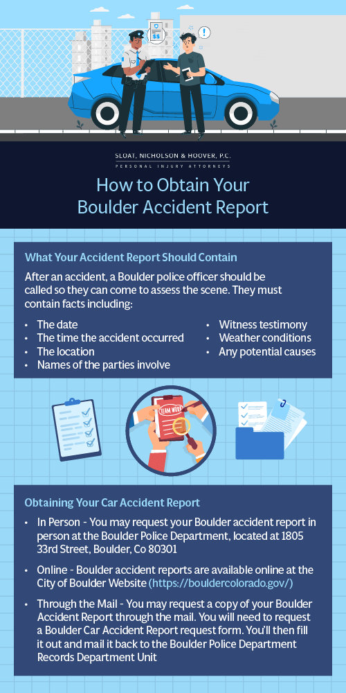 How to get your Boulder accident report